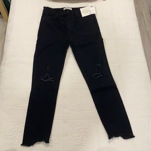 NWT Abercrombie & Fitch Super Skinny Ankle High Rise, Black, 29/8R